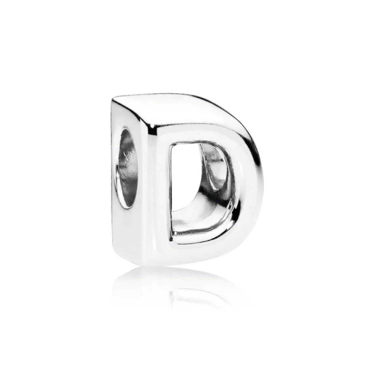 Pandora Moments Letter D silver charm