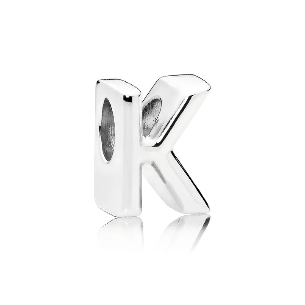 Pandora Moments Letter K silver charm