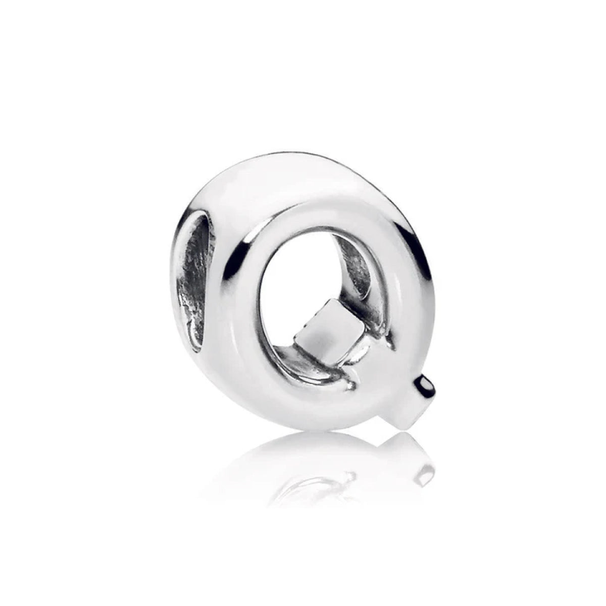 Pandora Moments Letter Q silver charm