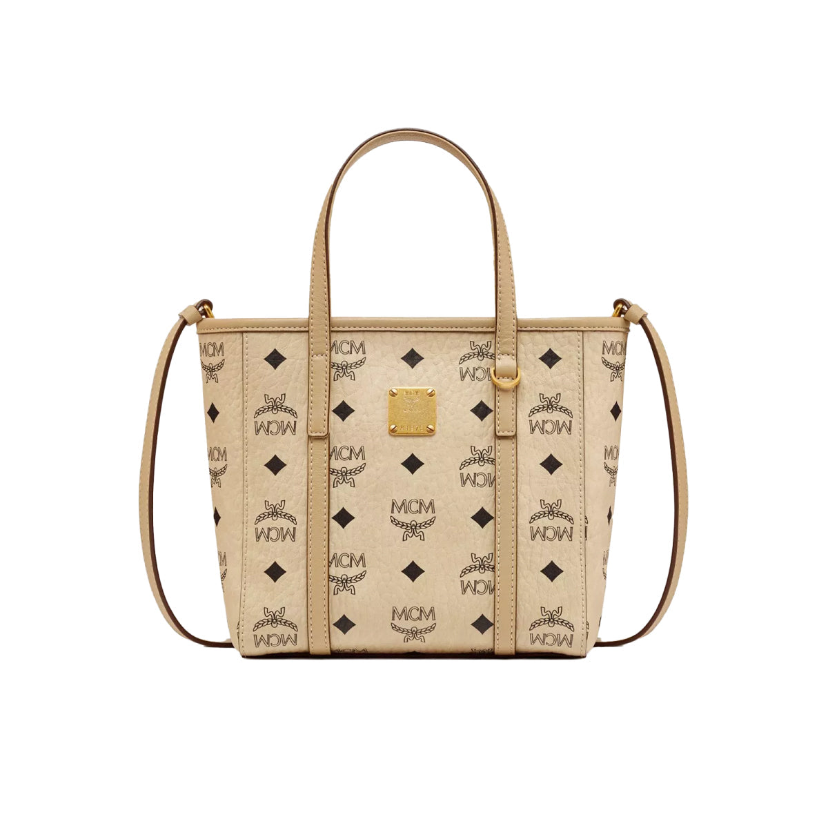 MCM Toni Top-Zip Shopper in Visetos