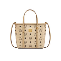 MCM Toni Top-Zip Shopper in Visetos