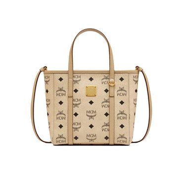 MCM Toni Top-Zip Shopper in Visetos