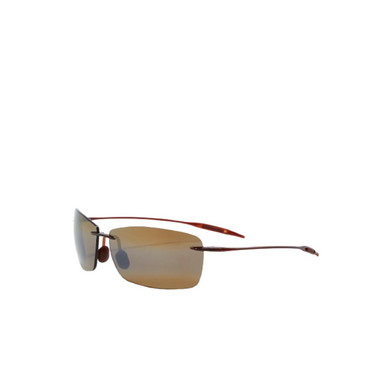 Maui Jim Lighthouse Polarised Rimless Sunglasses H423 Rootbeer/HCL Bronze