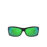 Maui Jim Regular - High Bridge Fit Matte Black Green® Mirror Polarized