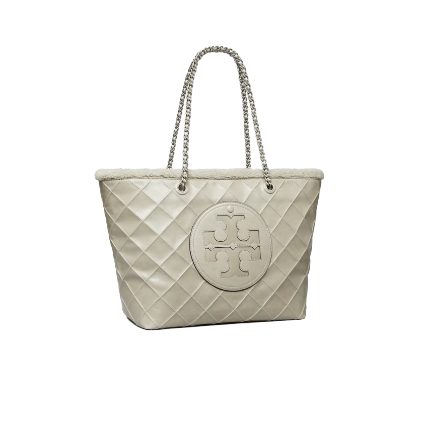 Tory Burch Ella Chain Shearling Tote