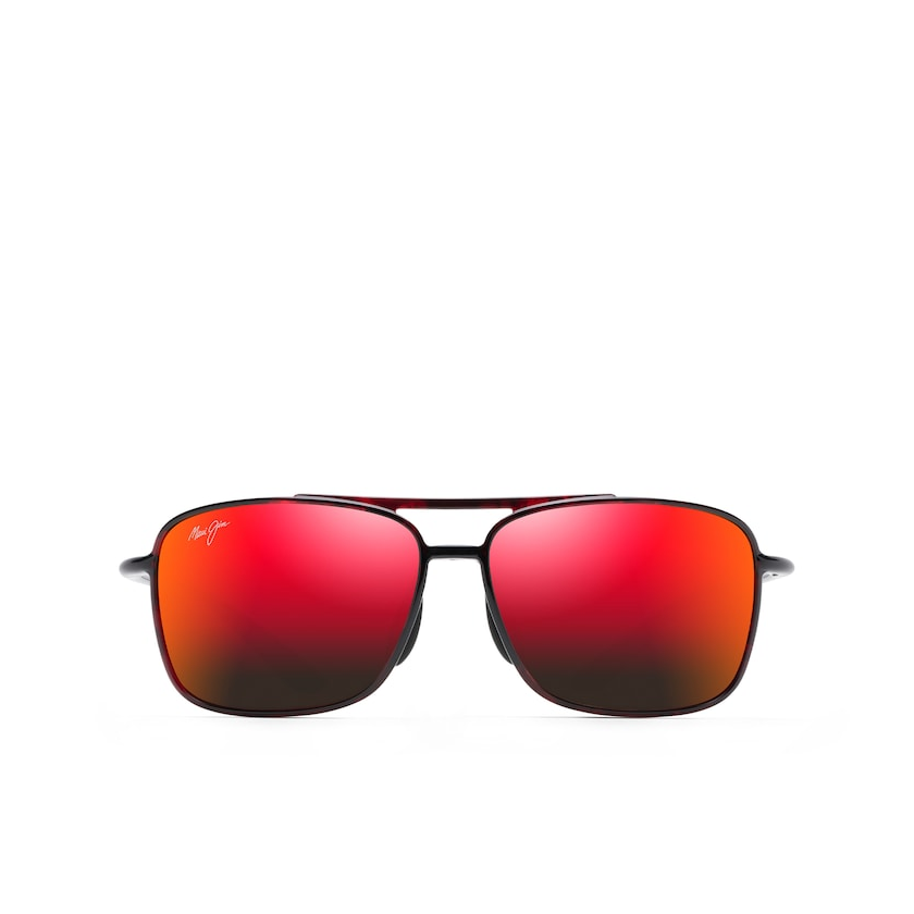 Maui Jim Kaupo Gap Polarized Red and Black Tortoise