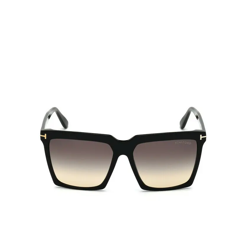 Tom Ford Sabrina Sunglasses FT 0764 Black/Smoke Shaded